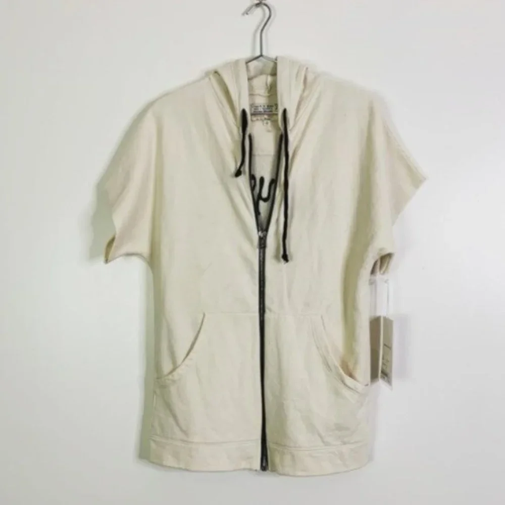 NWT Sandrine Rose Own Your World Oversized Zip Up Top - Picture 2 of 8